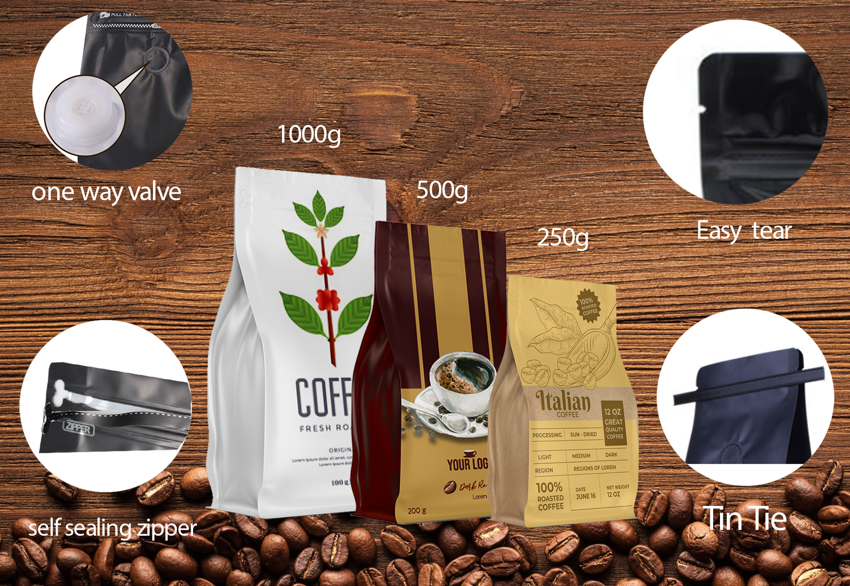 coffee bags