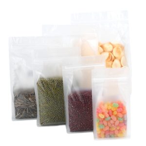 Frosted Flat bottom Pouch